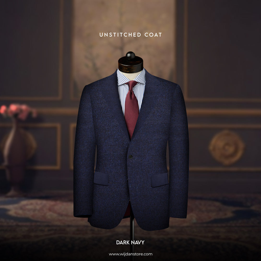 Royal Tweed Wool Unstitched Coat