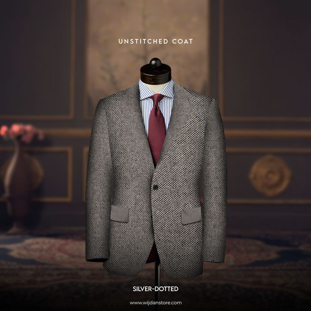 Royal Tweed Wool Unstitched Coat